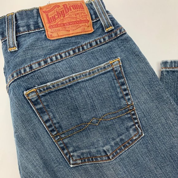 Lucky Brand Medium Wash Easy Rider Boot Cut Jeans Size 6/28 - Picture 2 of 9